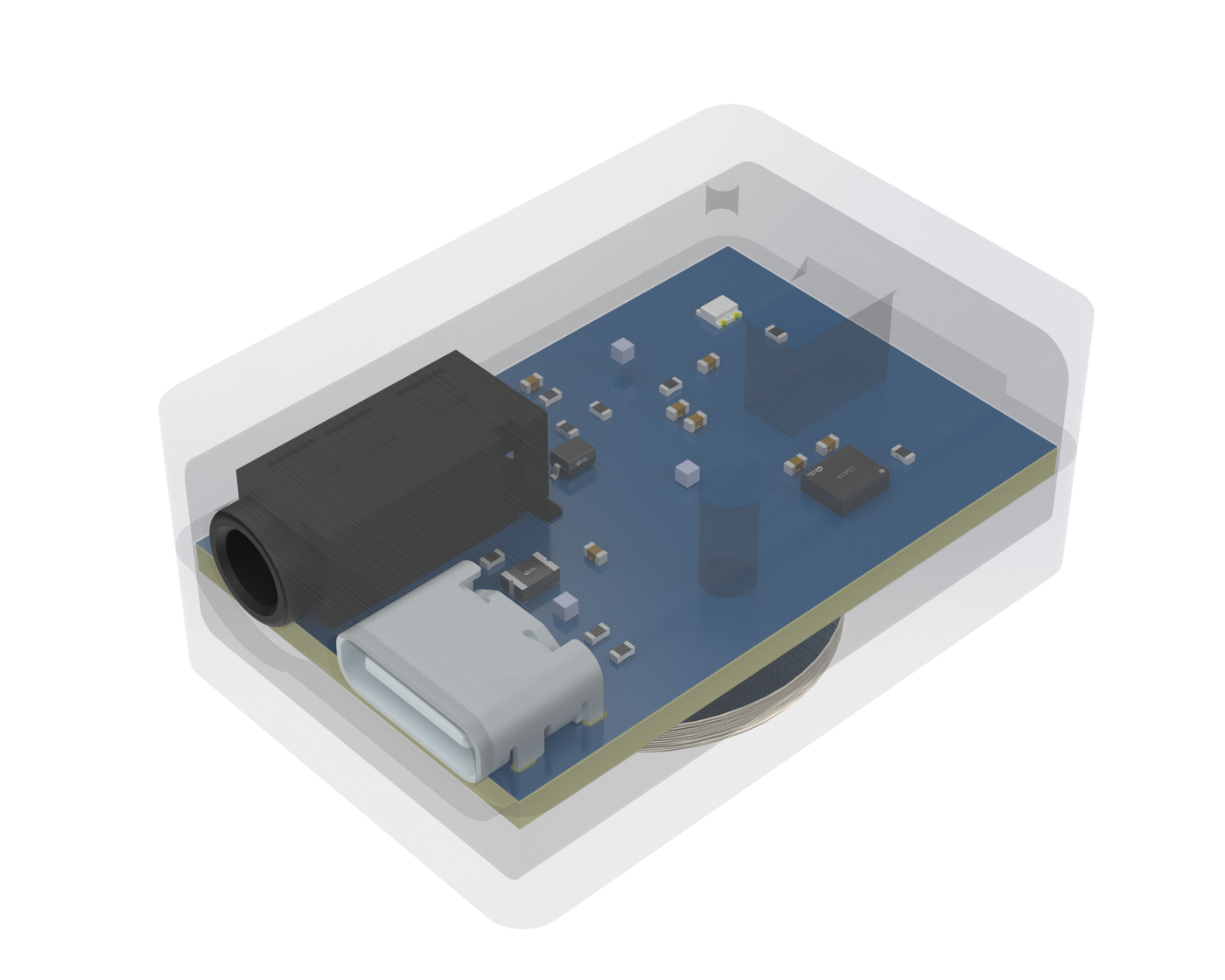 GrayVolt sensor — transparent view