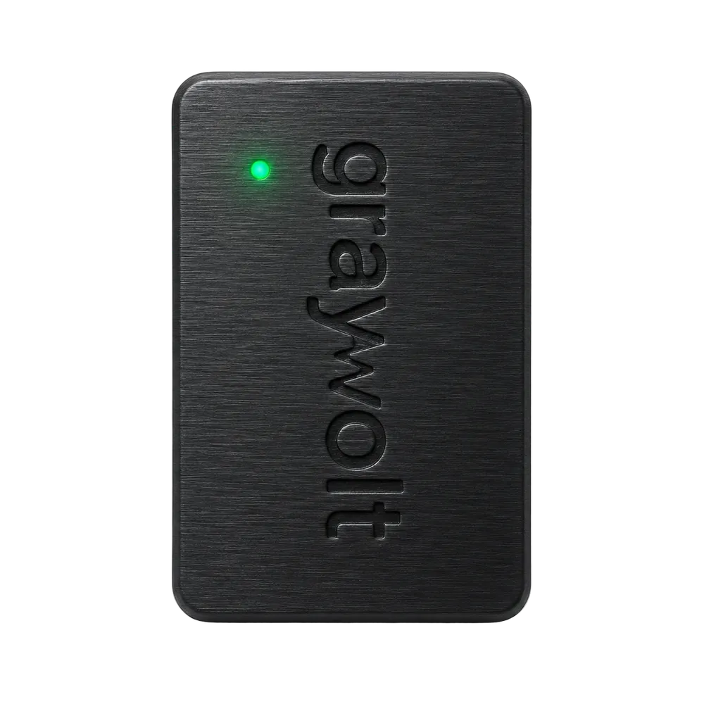 Sensor top with lit status LED